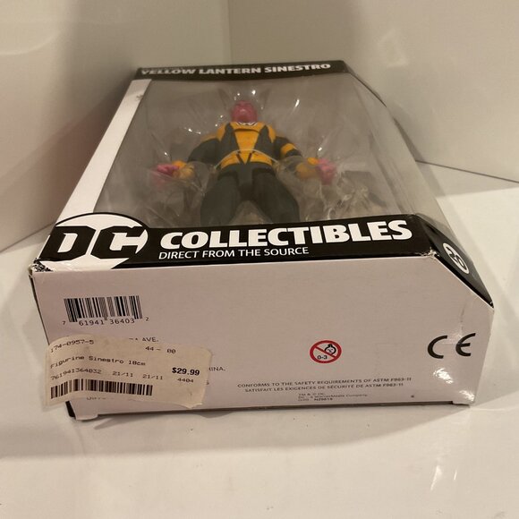 DC Collectibles Yellow Lantern Sinestro Action Figure 20 collectible figurine - Picture 6 of 7